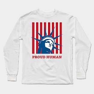 4th of july lady liberty Long Sleeve T-Shirt